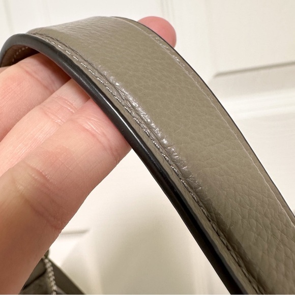 Coach Harley Large Hobo in Taupe Grey Pebbled Leather - Picture 7 of 12